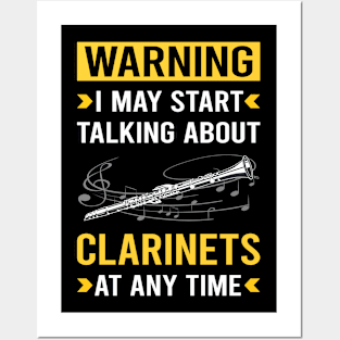 Warning Clarinet Posters and Art